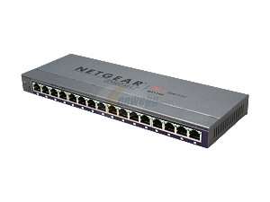    NETGEAR ProSafe Plus GS116E 100NAS Switch 10/100/1000Mbps 