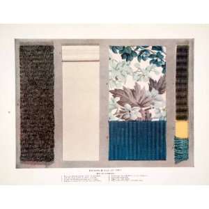 1919 Color Print Bedroom Color Scheme Interior Design Samples Fabric 