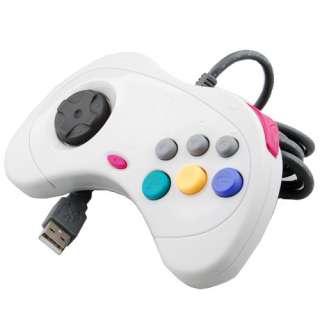 New USB Game Controller For SEGA Saturn PS3 PC 6 Button  