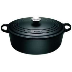 Le Creuset 3.5 Quart Oval Oven, Satin Black  Kitchen 