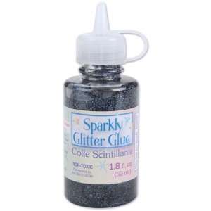   Glitter Glue 1.8 Ounces Black Magic (6681 60) Arts, Crafts & Sewing