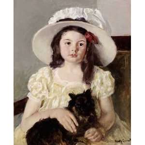  Francoise Holding a Little Black Dog by Mary Cassatt 24 