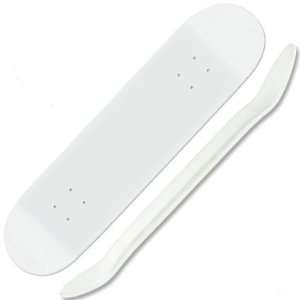 White Dipped Blank Deck Size 7.5 