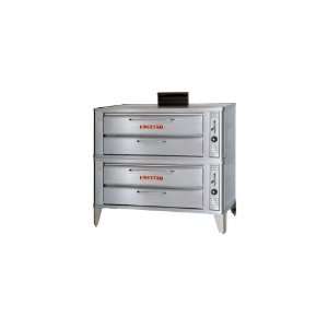  Blodgett Stainless Steel Deck Type 42 Gas Double Pizza 