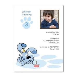  Birthday Party Invitations   Blues Clues Cupcake Wish By 