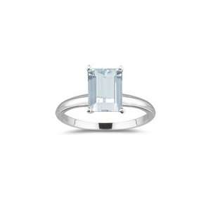  2.23 Cts Sky Blue Topaz Solitaire Ring in Platinum 8.5 