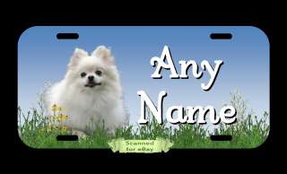  Pomeranian Dog/Puppy License Plate Car Tag Room Sign Any Name  