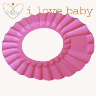 Baby Child Shampoo Shield Wash Hair Hat Cap Pink  