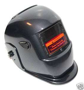 new Certified ANSI CE Welding Helmet Carbon Fiber Black  