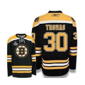 com Size 52 / XL Boston Bruins Tim Thomas Jersey w/ Stanley Cup Patch 