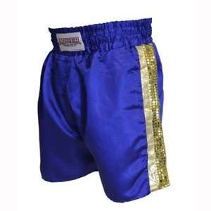  Mexican Style Boxing Shorts in Blue Size Medium Sports 