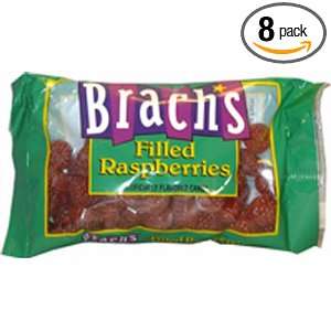 Brachs Candy Christmas Filled Raspberry, 11 Ounce Packages (Pack of 8 