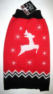 UGLY PET SWEATER ~ FOR DOGS (& CATS) ~ (XS, S, M)~ REINDEER 
