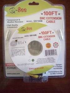 SEE QS100B 100 CCTV Extension cable **4 PACK**  