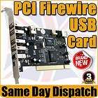   to 6 Pin Firewire PCI Combo Card Adapter For DVD CD R/RW Camera