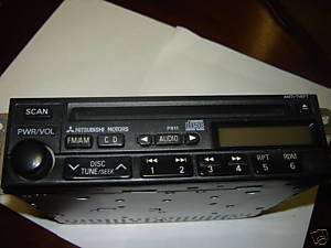 2001 Mitsubishi Montero Radio Tuner With CD Player  