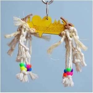   My Budgie 4 in X Small Wood Bird Toy Assorted Colors