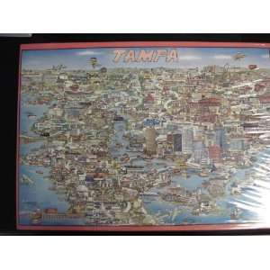 Buffalo Games City of Tampa Jigsaw Puzzle Toys & Games