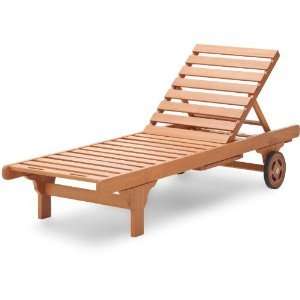 NEW STRATHWOOD OUTDOOR CHAISE CHAIR KAPUR WOOD LOUNGE  