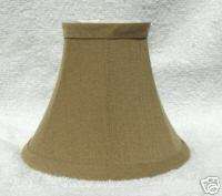 New TAUPE WOVEN Mini Chandelier Lamp Shade  