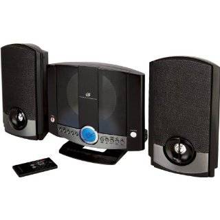 GPX HM3817DTBLK Vertical Home Music System with CD Player (Black) by 