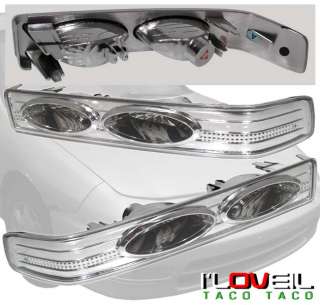 98 04 CHEVY S10/BLAZER BUMPER TURN SIGNAL LIGHTS CHROME  