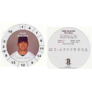  Cadaco All Star Baseball Game Card Disk Hank Blalock 