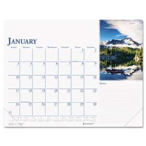  House of Doolittle Earthscapes Desk Pad Calendar 12 Months 