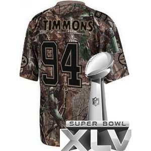   Jerseys #94 Lawrence Timmons Camo Authentic Jersey S XXL Sports
