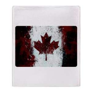   Throw Blanket Canadian Canada Flag Painting HD 