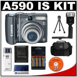  Canon PowerShot A590 IS Digital Camera with High Power 