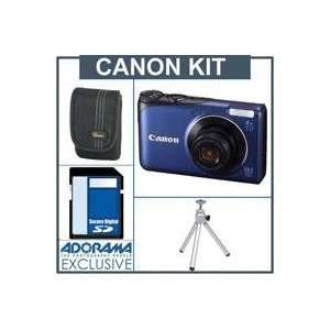 com Canon PowerShot A2200 Digital Camera Kit with 4GB SD Card, Camera 