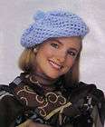 Vintage Crochet PATTERN Beret Hat Clutch Bag Purse 40s