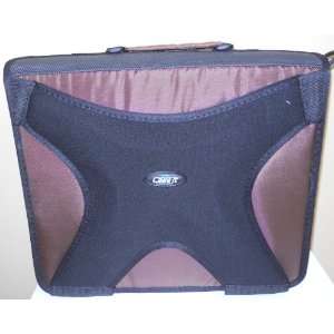  Case It 3 ring 2 Zipper Binder with Book Hugger   Brown 