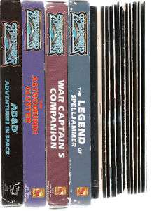 TSR AD& SPELLJAMMER CAMPAIGN ALL BOXED SETS & BOOKS VGC  