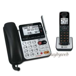 AT&T CL84100 DECT 6.0 Corded Cordless Phone Bundle New  
