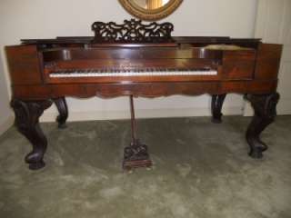 PETERS WEBB & CO SQUARE GRAND PIANO 77WIDE X 39 DEEP  