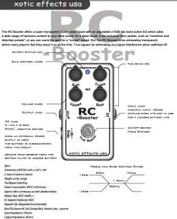   RC Booster Really Clean Guitar Effect Pedal Open Box Special  