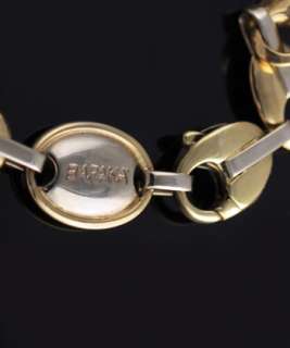 BARAKA BRACELET 18K yellow gold white gold links bracelet  