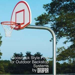 Gooseneck Post Set with a 5 Extension Backboard Rectangular 