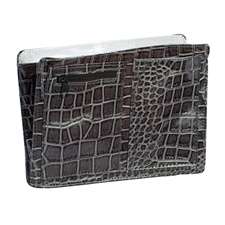 Grey Croco Croc Purse Organizer Bag Divider Insert  