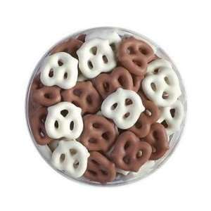 Miniature White Chocolate and Chocolate Covered Pretzels