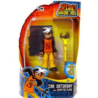 Zak Saturday with Cryptid Claw Secret Saturday Action Figure