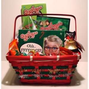 Christmas Story Dvd and Candy Gift Basket  Grocery 