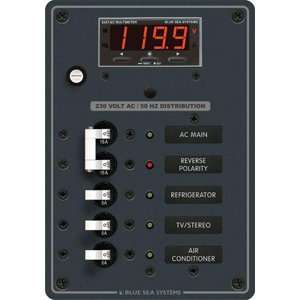   Circuit Breaker Panel (230V)   Main + 3 Position