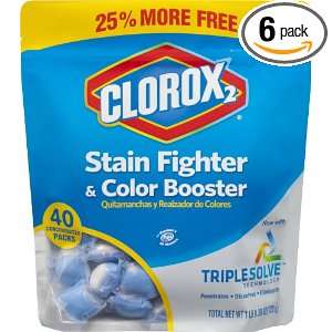  Clorox 2 Stain Fighter and Color Booster Pack, 40 Ounce 