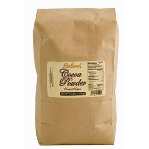 Roland Cocoa Powder  10 12%, 5 Pound Bag  Grocery 