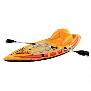  Coleman 1 Person Inflatable Sit On Top Kayak with Paddle 