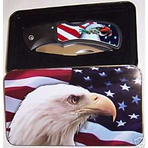  American Eagle Knife in Collectible Tin