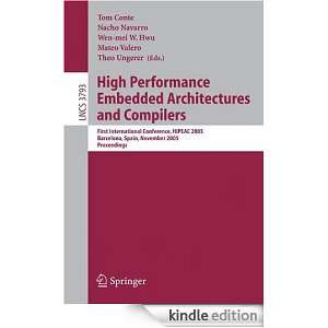 High Performance Embedded Architectures and Compilers First 